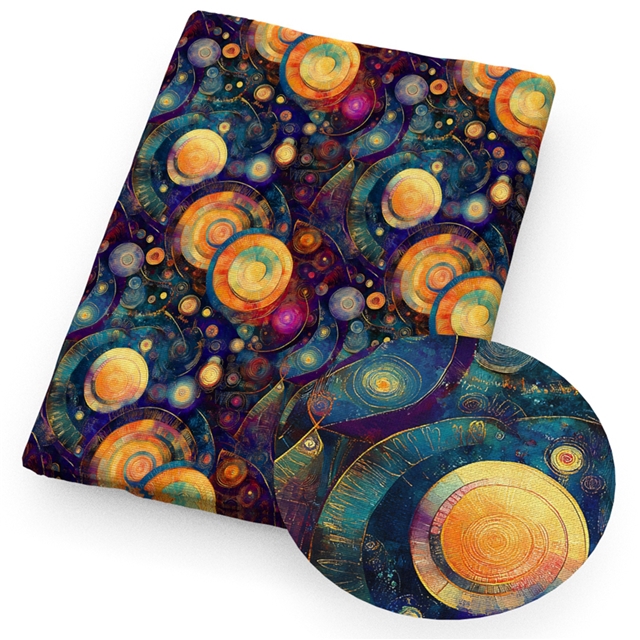 polyester cotton geometric series polyester cotton fabric set (12 pcs/set) polyester cotton fabric,50*45cm(19.7*17.7