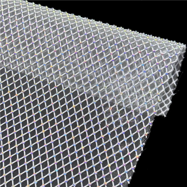 synthetic leather hot stamping diamond pattern transparent net bottom faux leather 20*33cm(7.9*13