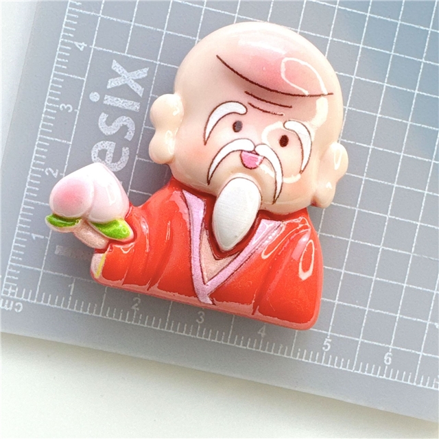 resin New Year God of Wealth Large 3D Resin Accessories