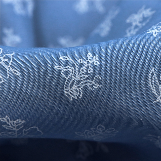 offset printing and tencel cotton denim fabric