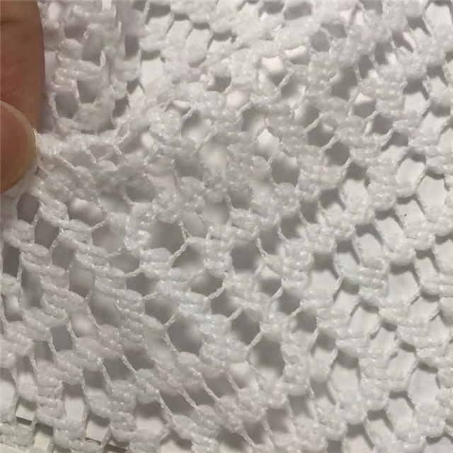 polyester hollow mesh jacquard fabric