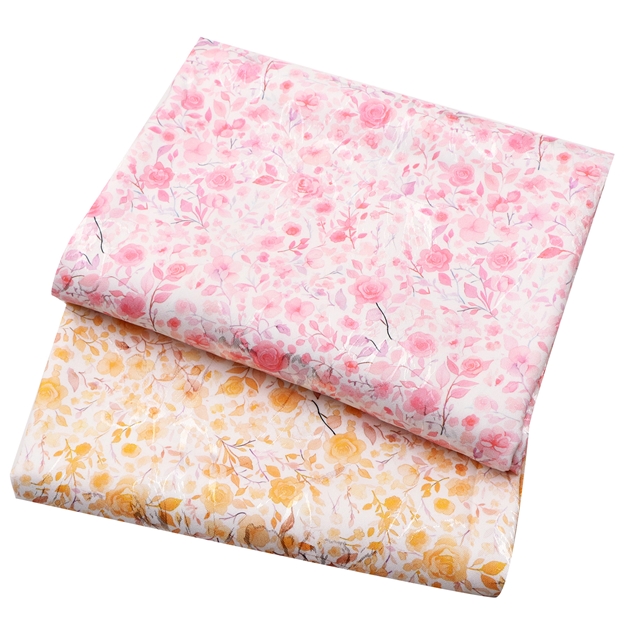 leaf and flower jacquard fabric