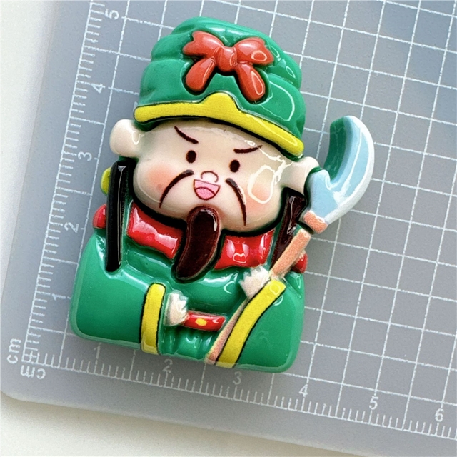 resin New Year God of Wealth Large 3D Resin Accessories