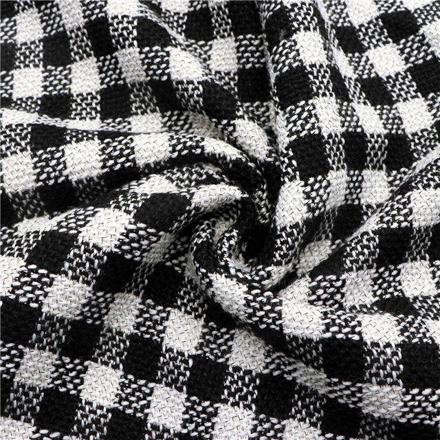double color woolen woven small fragrant fabric