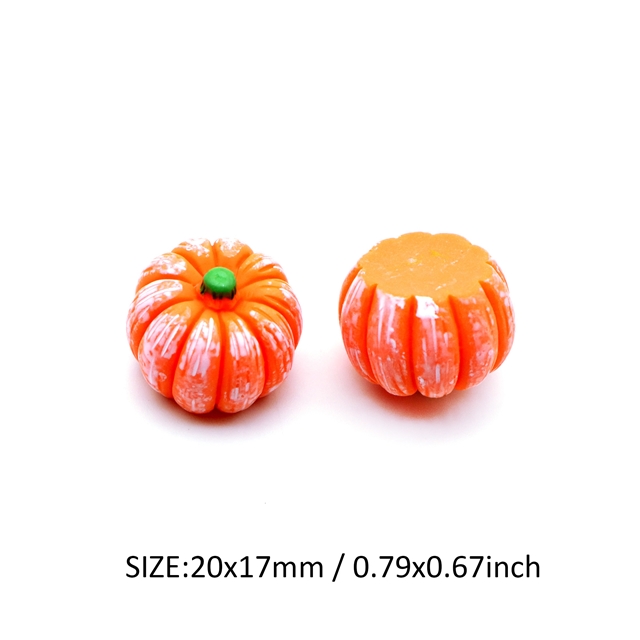 simulated pumpkin pinecone 3d resin accessories 20*17mm(0.8*0.7