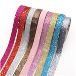 16MM 5Y/roll synthetic leather star sequins ribbon
