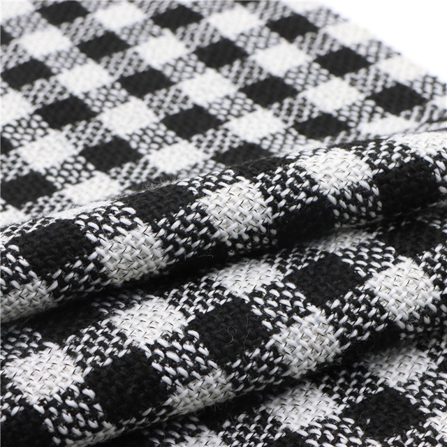double color woolen woven small fragrant fabric