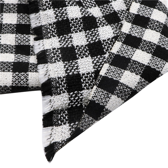double color woolen woven small fragrant fabric