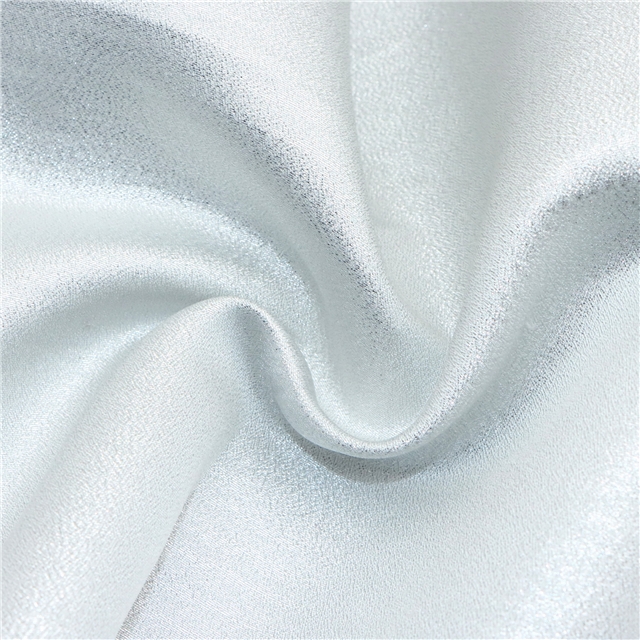 plain gold and silver silk fabric