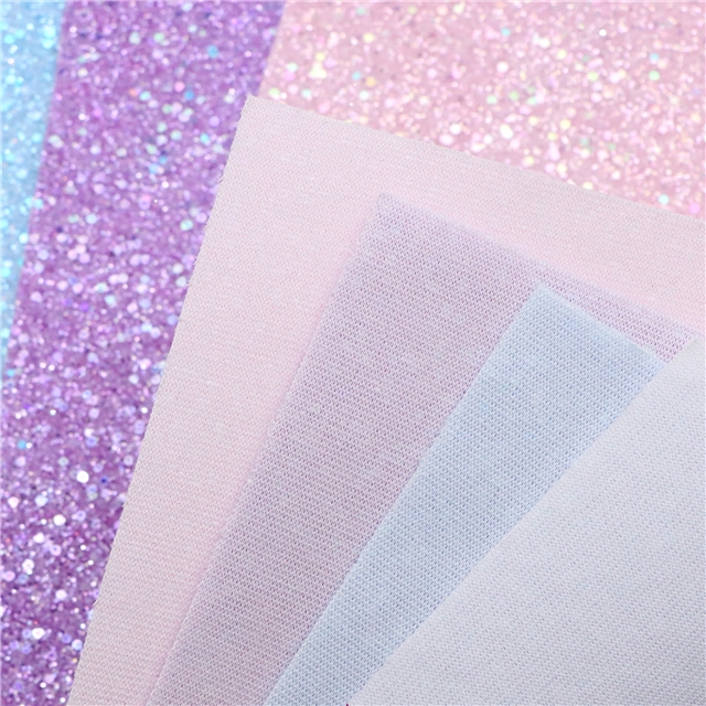 synthetic leather chunky glitter big small sequins mixed faux leather