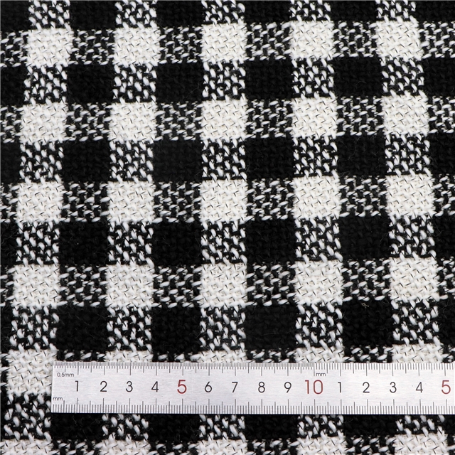 double color woolen woven small fragrant fabric