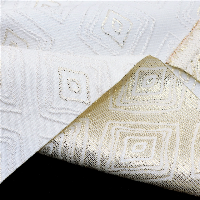 plain diamond pattern gold and silver jacquard fabric 5#beige+gold thread,50*135cm(19.7*53.1