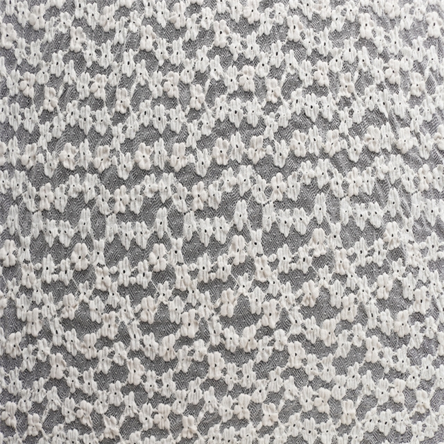 2 ways bubble flower lace fabric