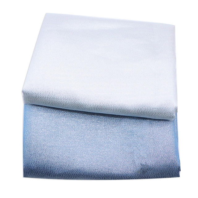 plain gold and silver silk fabric