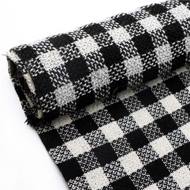 double color woolen woven small fragrant fabric