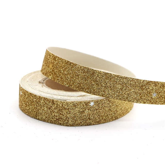 5/8" glitter synthetic leather 16MM(0.6