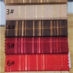 plain stripe plaid gold and silver thread imitation linen fabric