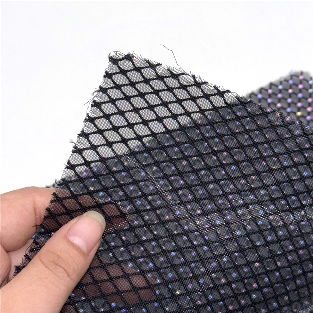 synthetic leather hot stamping diamond pattern transparent net bottom faux leather 20*33cm(7.9*13