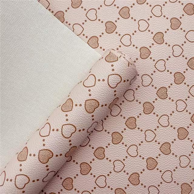 synthetic leather heart faux leather