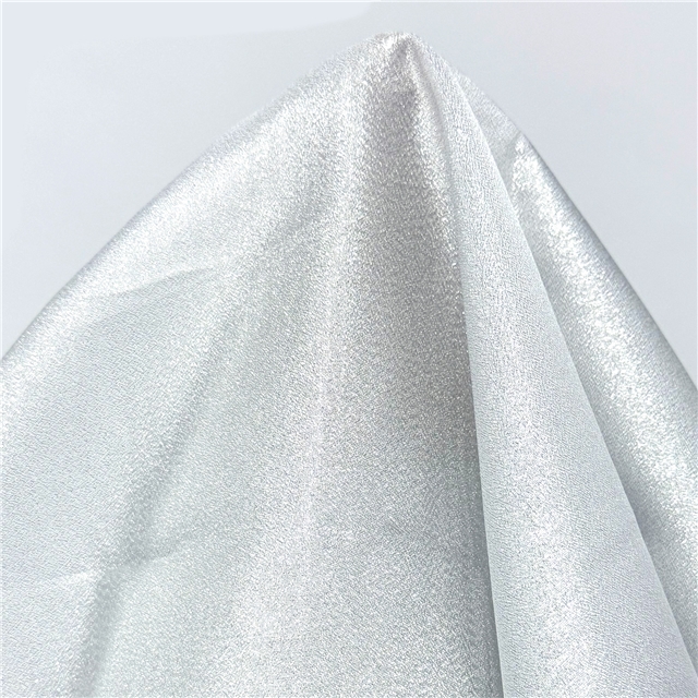 plain gold and silver silk fabric
