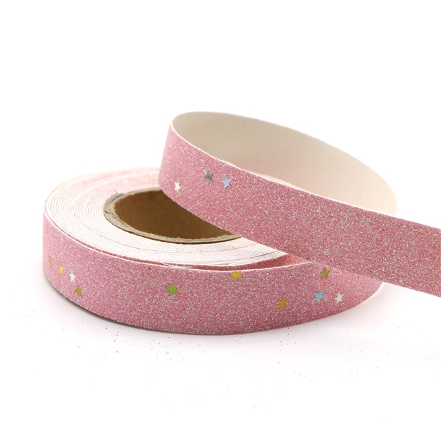 5/8" glitter synthetic leather 16MM(0.6