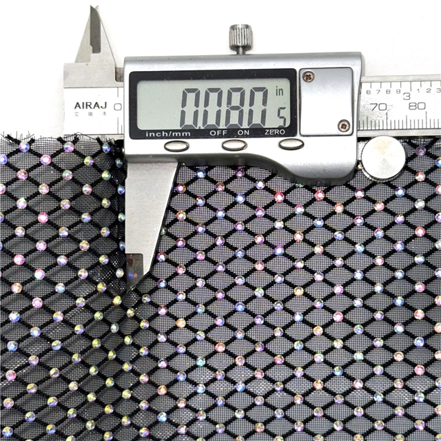 synthetic leather hot stamping diamond pattern transparent net bottom faux leather 20*33cm(7.9*13