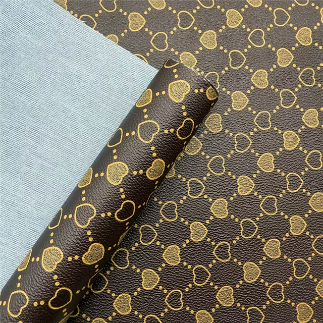 synthetic leather heart faux leather