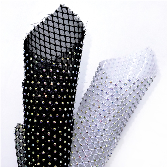 synthetic leather hot stamping diamond pattern transparent net bottom faux leather 20*33cm(7.9*13