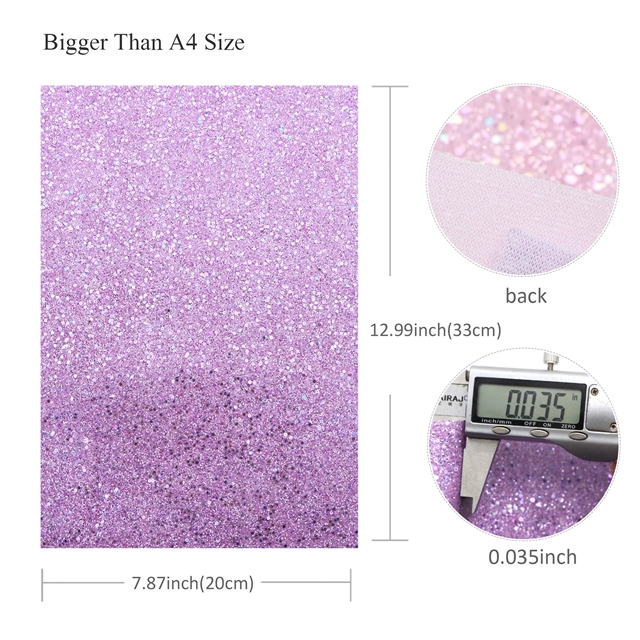 synthetic leather chunky glitter big small sequins mixed faux leather