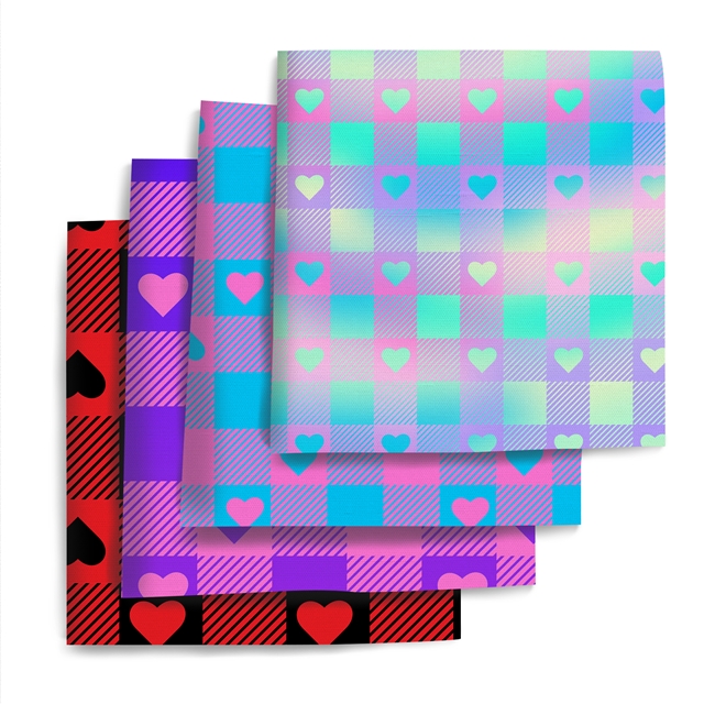 polyester cotton valentine