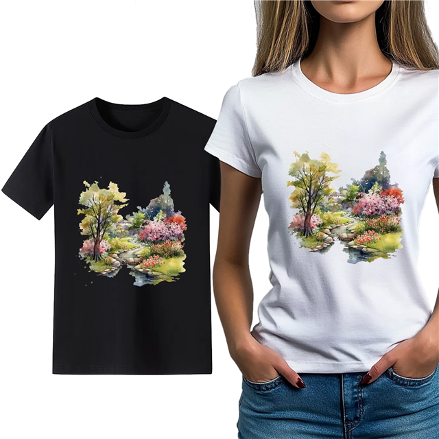 cotton Iron On Transfer Stickers and T-shirts