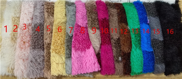 rabbit fur patchwork teddy velvet checkerboard velvet fabric