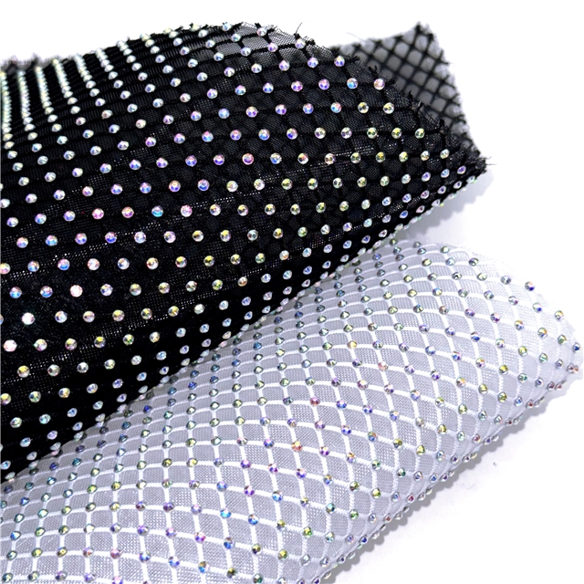 synthetic leather hot stamping diamond pattern transparent net bottom faux leather 20*33cm(7.9*13