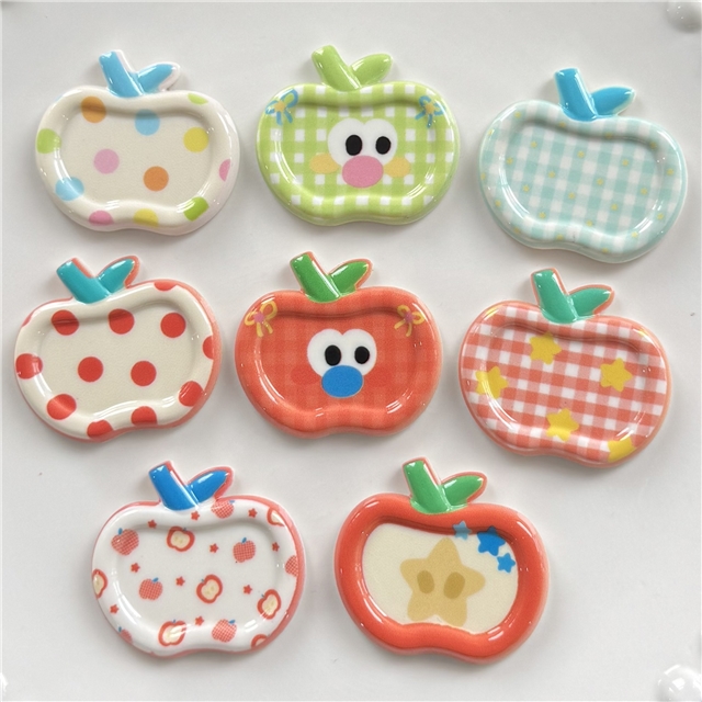 resin dot and grid apple 3d resin accessories