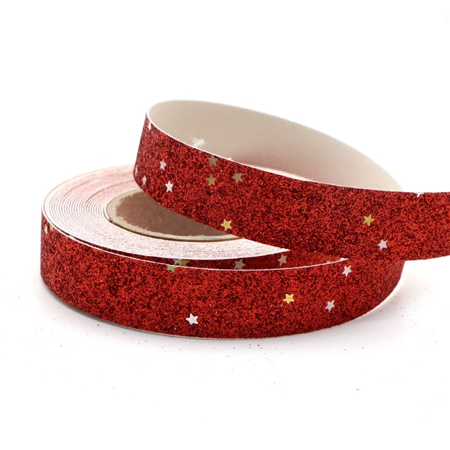 5/8" glitter synthetic leather 16MM(0.6