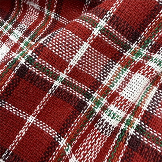 christmas color plaid yarn-dyed fabric
