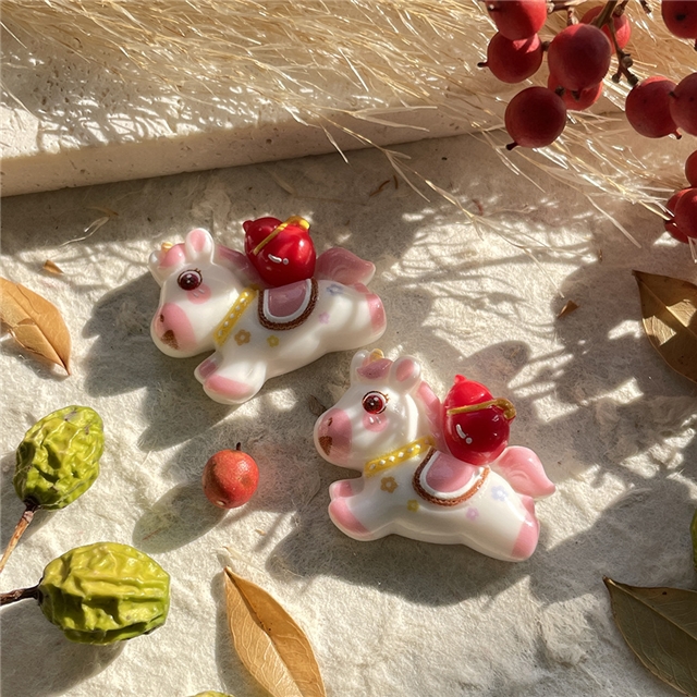 plastic/resin year of the horse 3d resin accessories