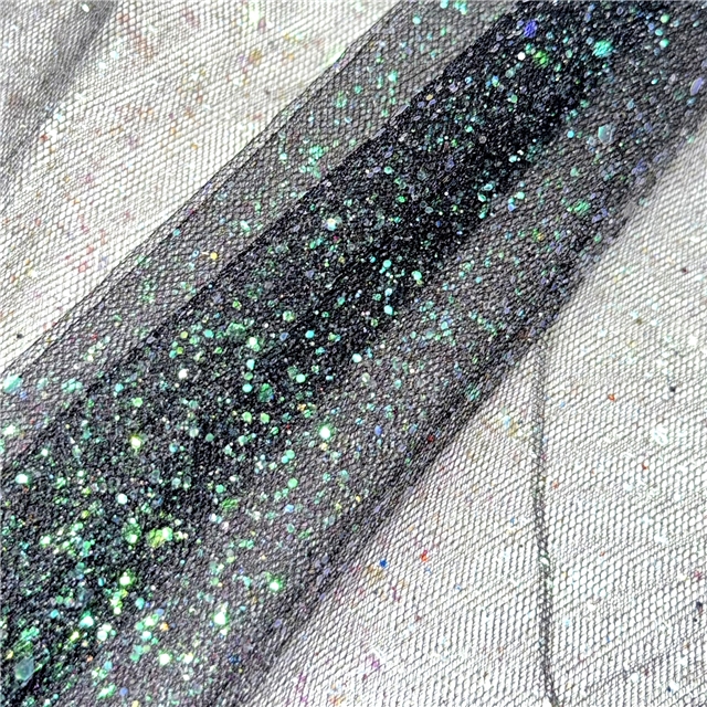 glitter sequin mesh fabric 5#,50*150cm(19.7*59.1