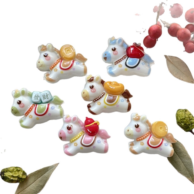 plastic/resin year of the horse 3d resin accessories