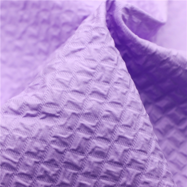 plain colored bubble grid fabric 7#,purple,50*150cm(19.7*59.1