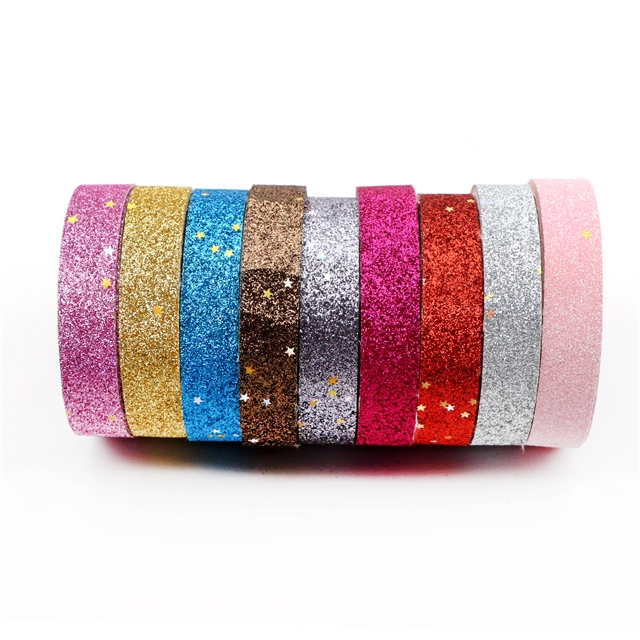 5/8" glitter synthetic leather 16MM(0.6
