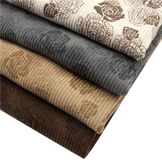flower corduroy fabric