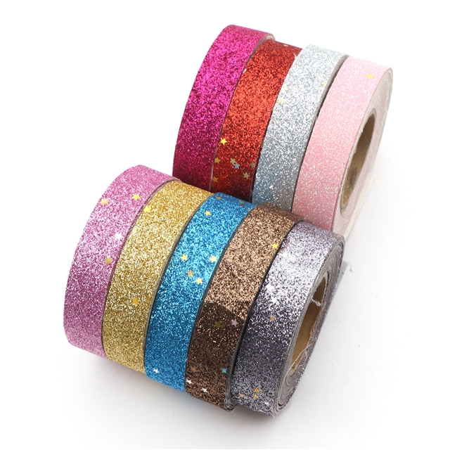 5/8" glitter synthetic leather 16MM(0.6