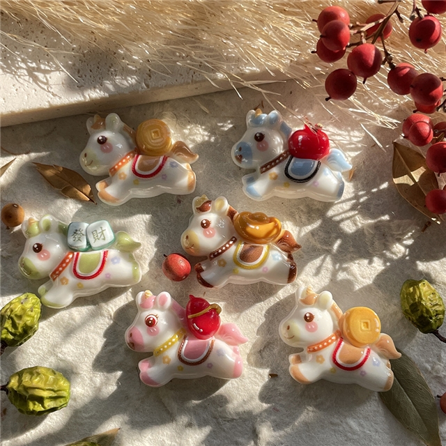 plastic/resin year of the horse 3d resin accessories