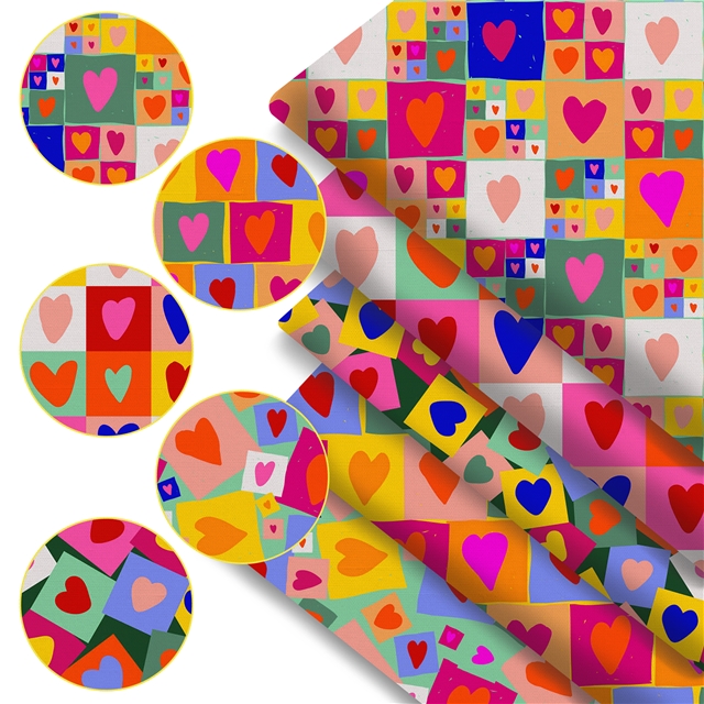 polyester cotton valentine