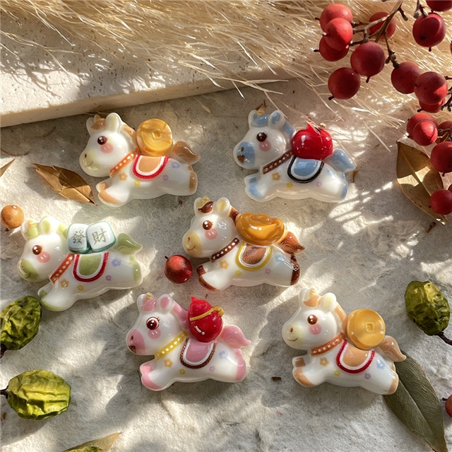 plastic/resin year of the horse 3d resin accessories