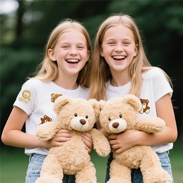 back with glue bear towel embroidery patch (back with glue)