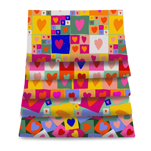 polyester cotton valentine