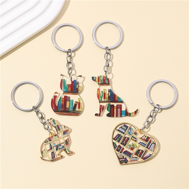 acrylic Graduation season book keychain acrylic pendant