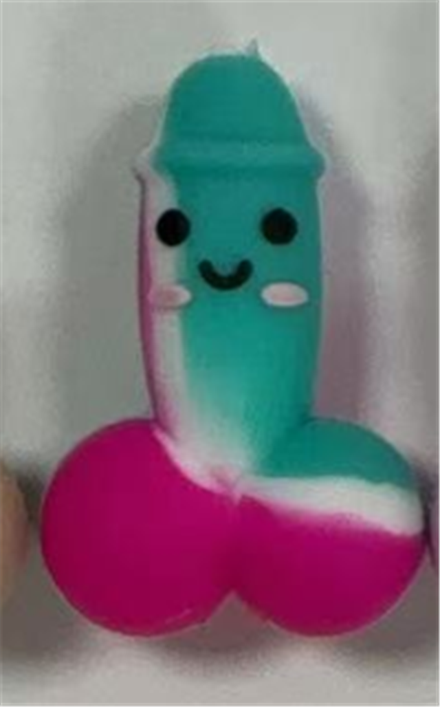 silicone three-dimensional reproductive organ silicone bead